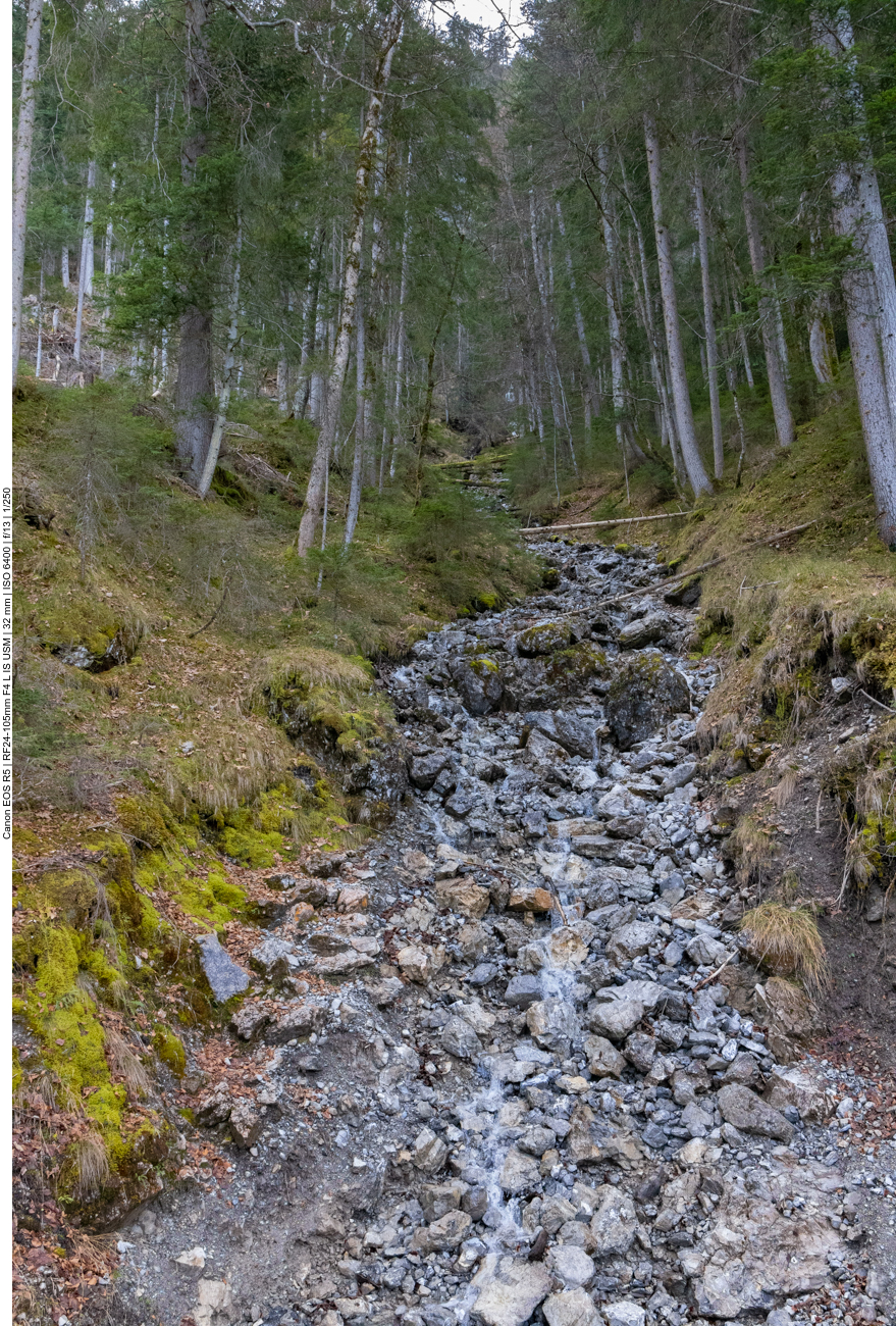 Ein Zufluss zum Eibsee