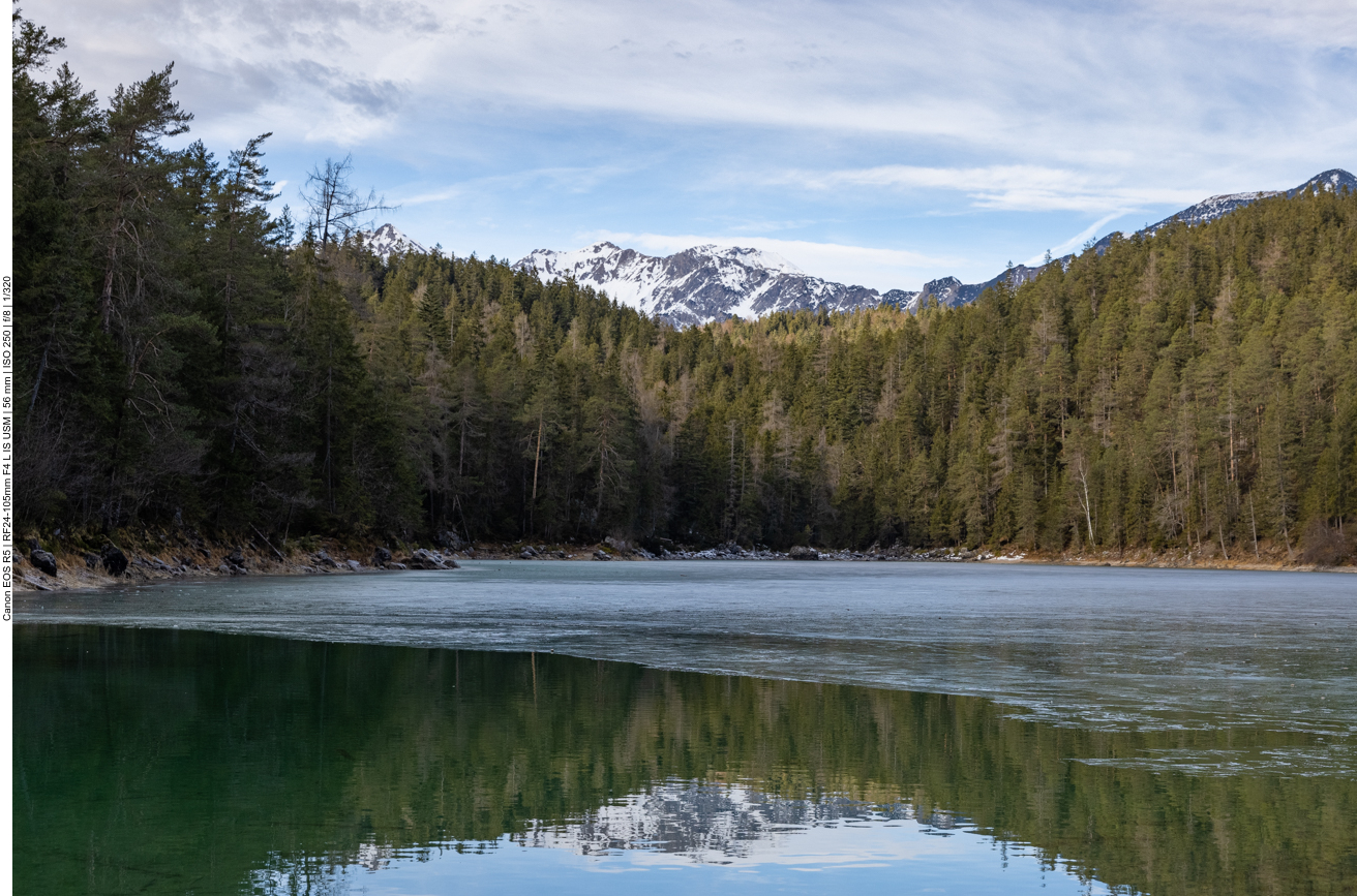 Auch der Untersee ist eine Bucht des Eibsees