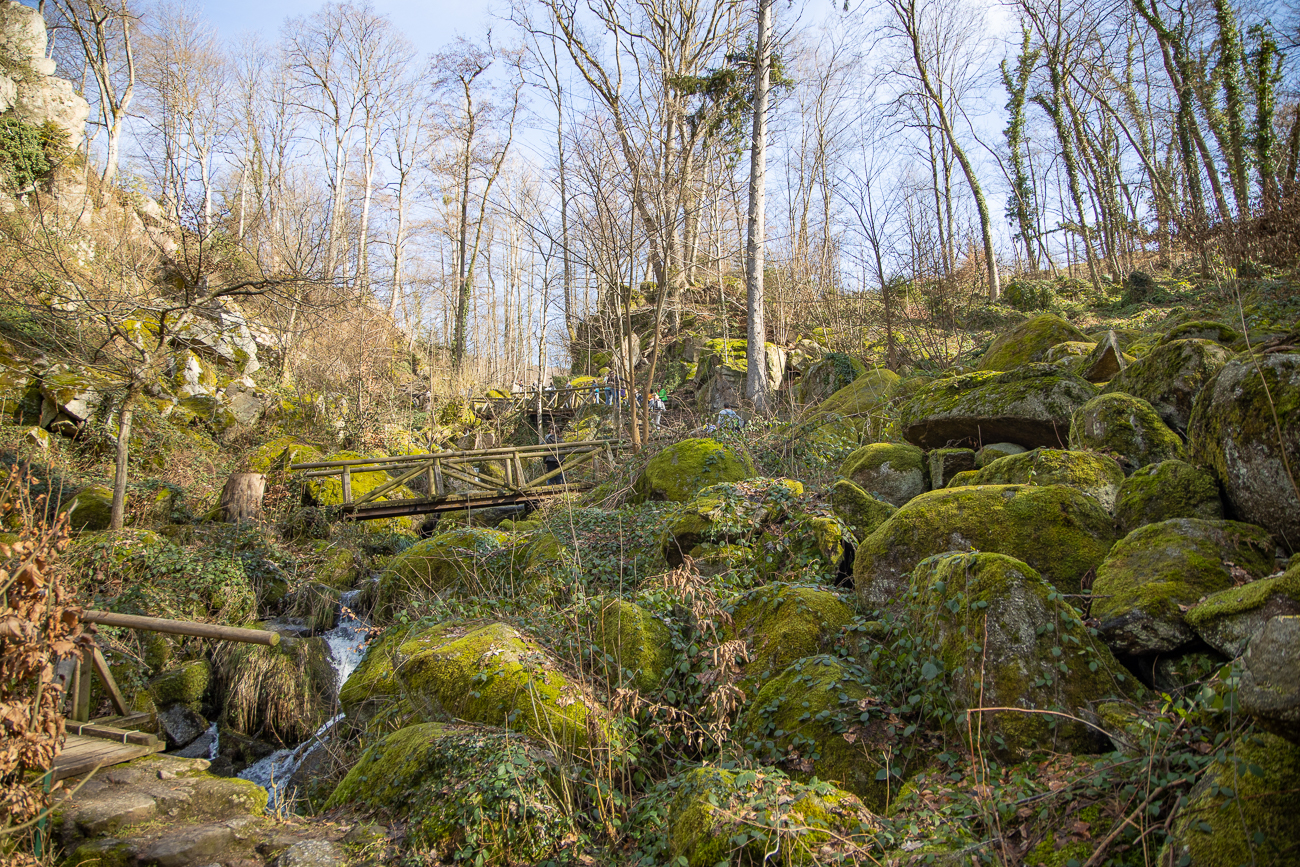 Gegen den "Strom" hat man weniger Kontakte mit den anderen Wanderern