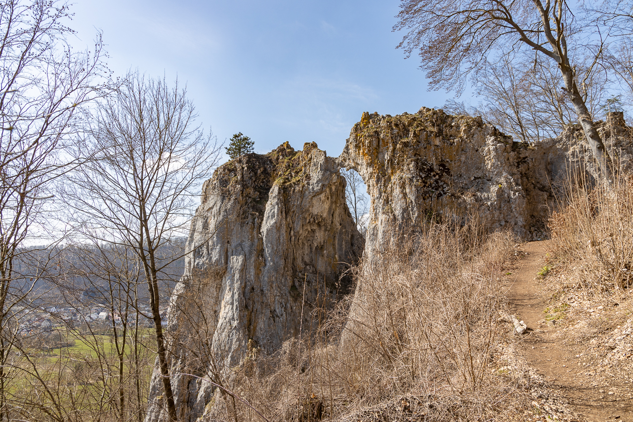 Schöne Felsformation von der anderen Seite