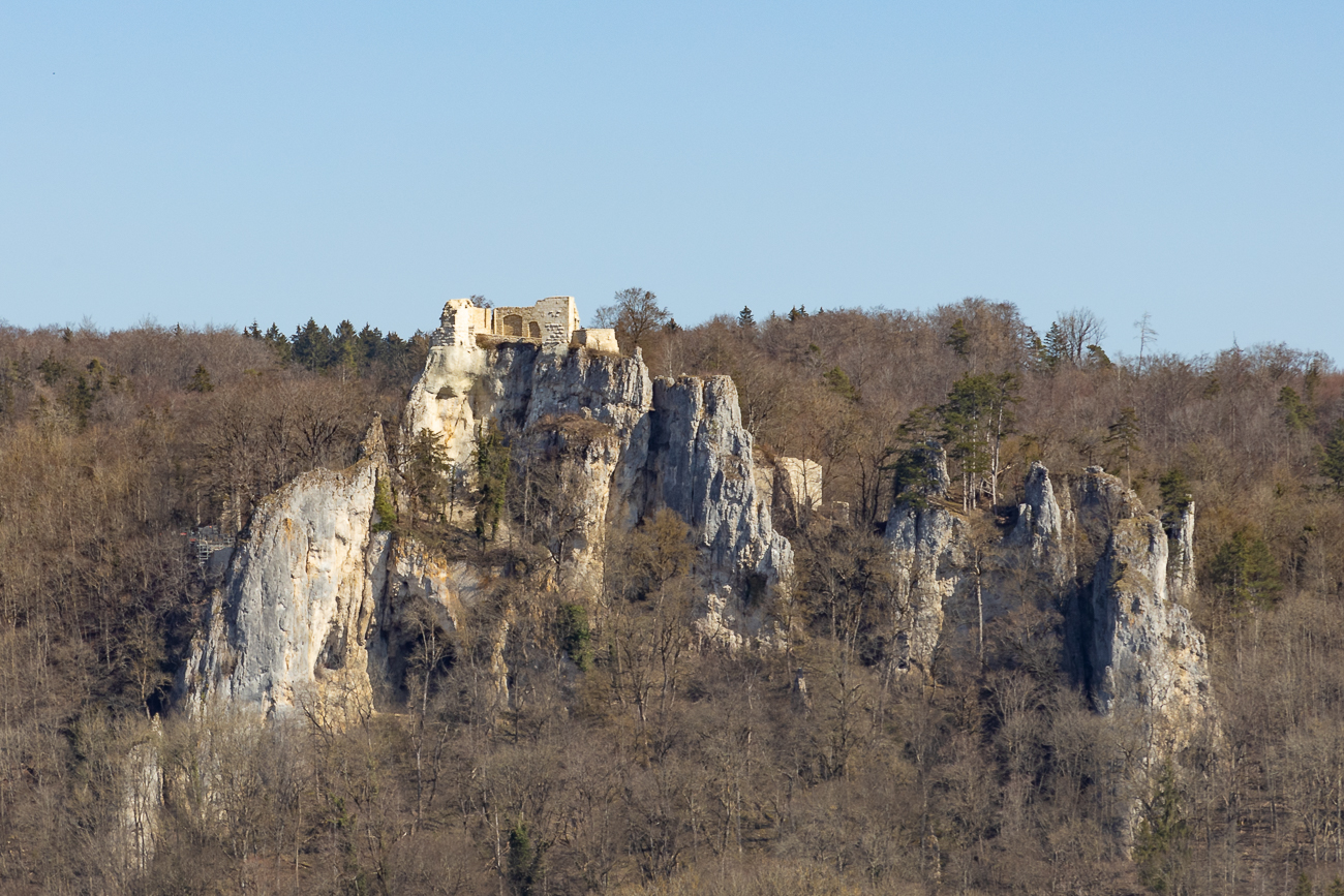 Burgruine über Blaubeuren