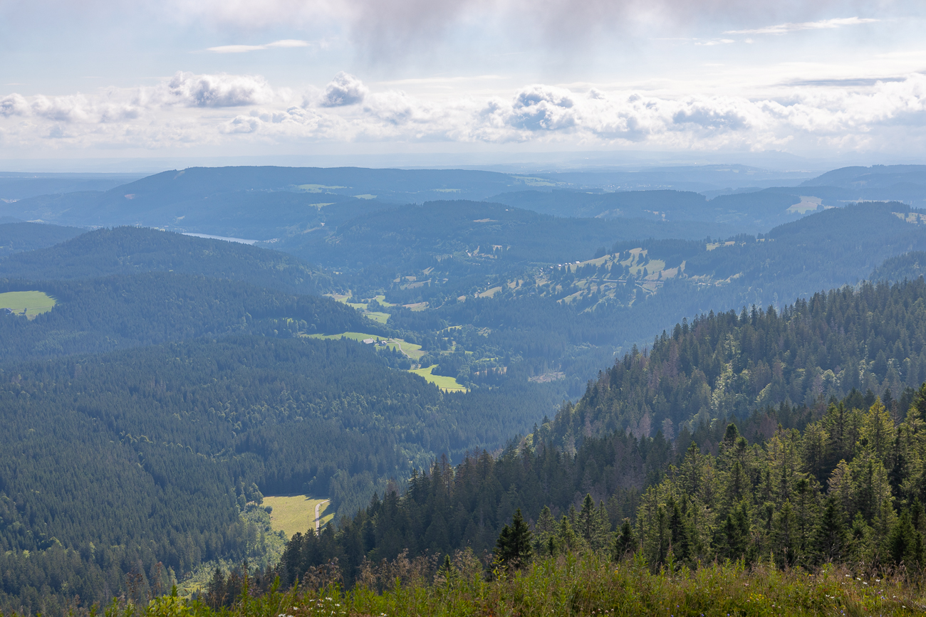 Blick in die umgebenden Täler