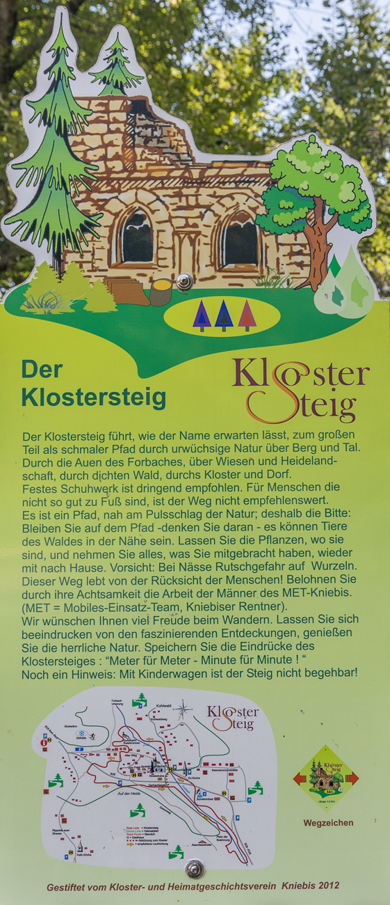 Infos zum Klostersteig