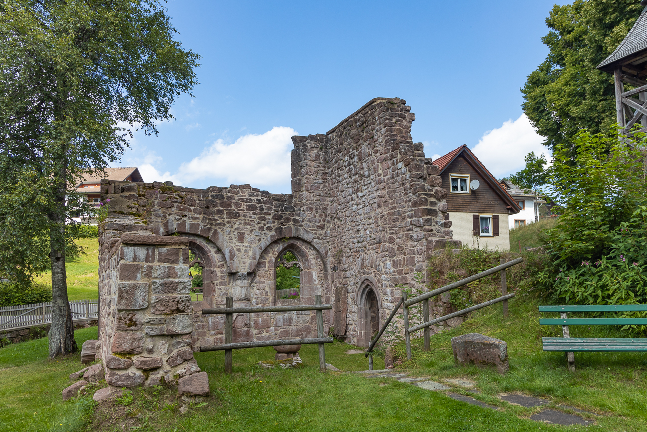 Klosterruine Kniebis aus dem 13. Jahrhundert