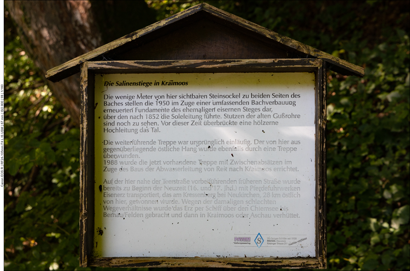 Infos zu den alten Salinenstiegen