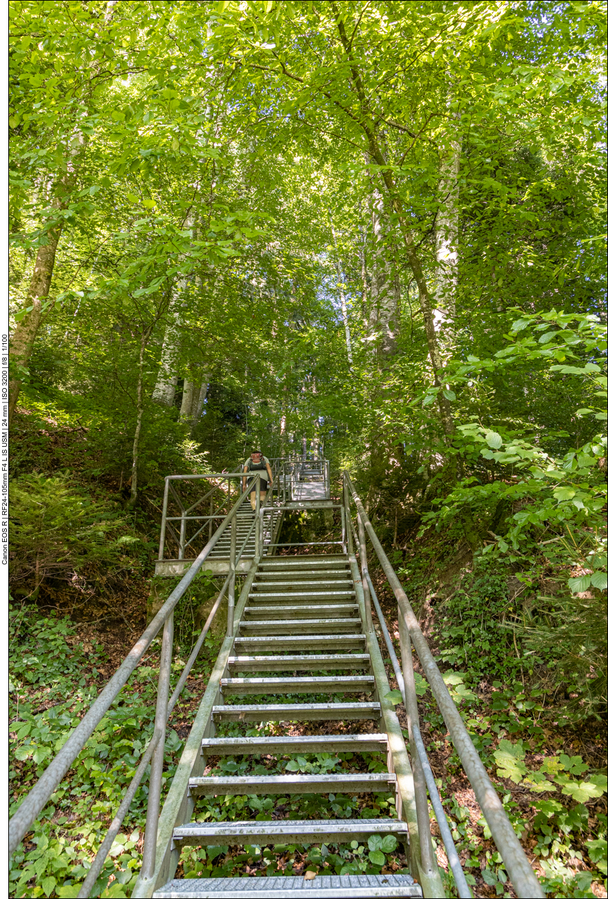 An der (modernen) Salinenstiege