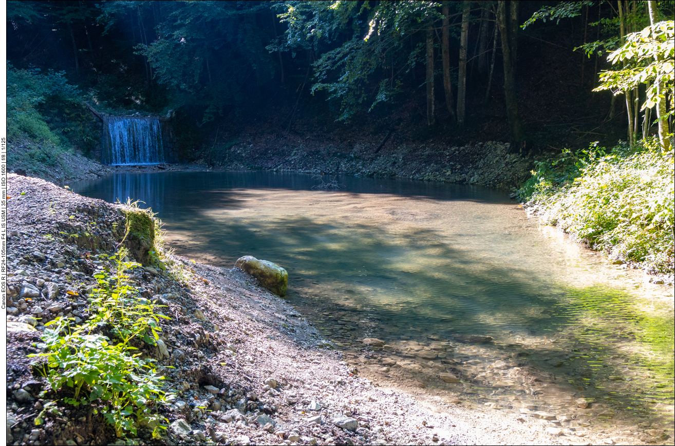 Eine von mehreren Kaskaden des Grießenbachs