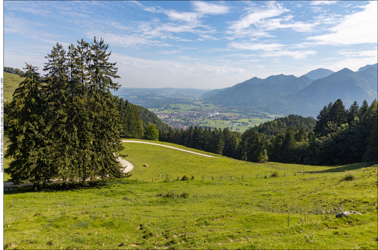 Blick zurück ins Tal