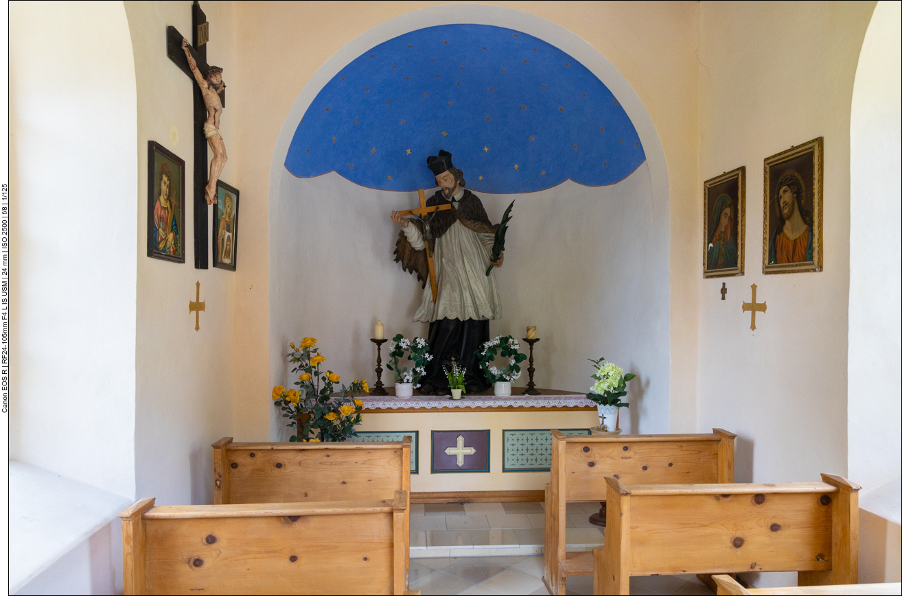 Im Inneren der Kapelle