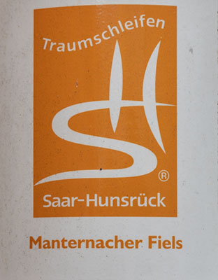 Kennzeichnung der Traumschleife "Manternacher Fiels"