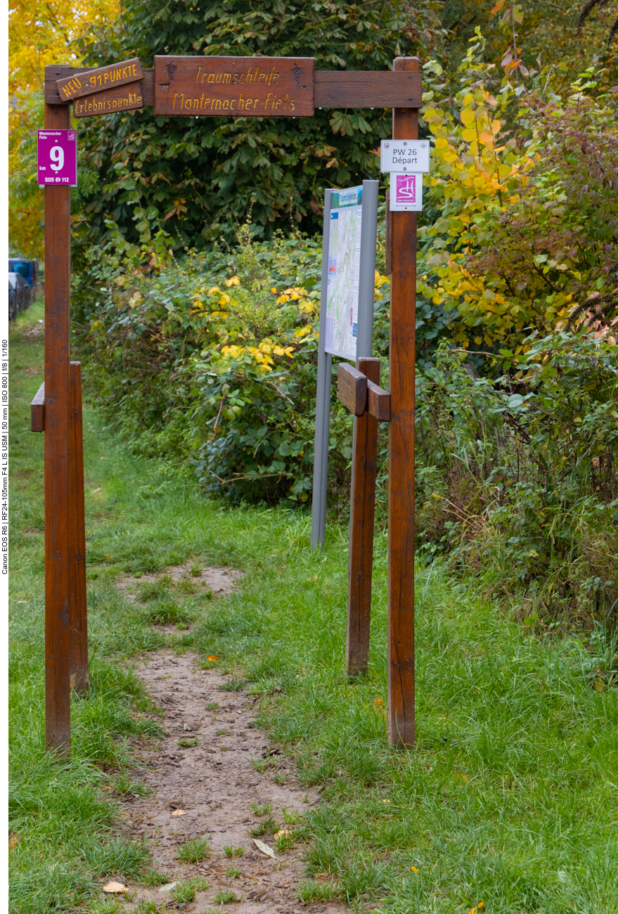 Der eigentliche Start der Traumschleife "Manternacher Fiels"