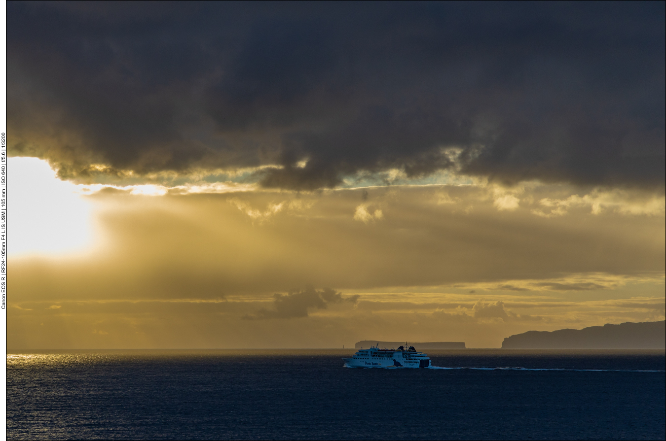 Ausblick von der Frühstücksterrasse