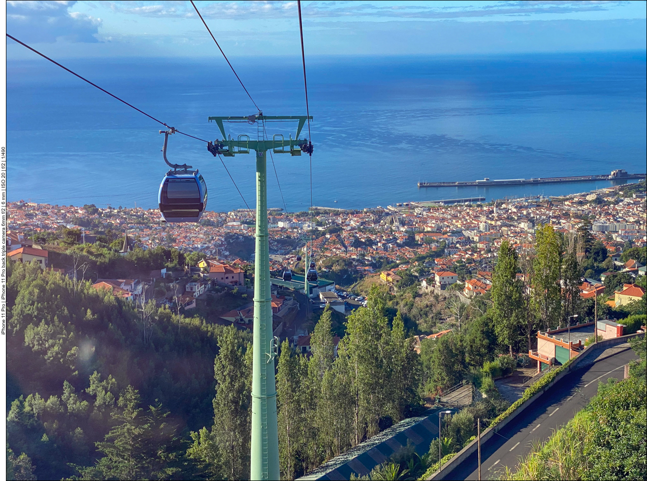 Blick zurück an das Meer