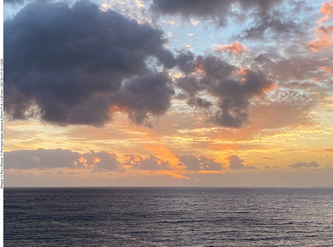 ... die Sonne geht auf ...