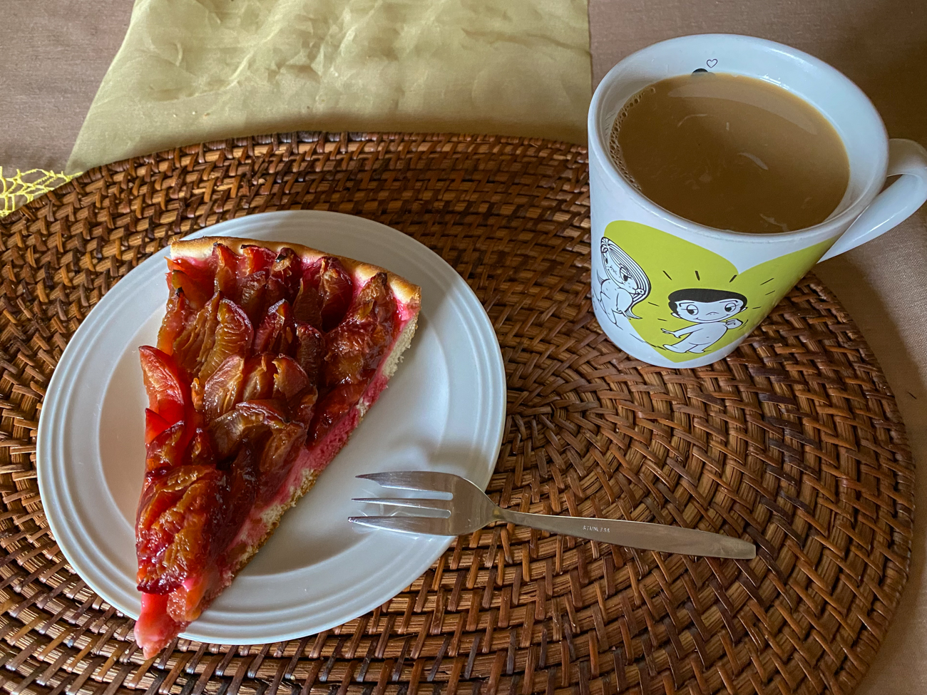 Während wir Zuhause den "Quetschekuche" essen ...