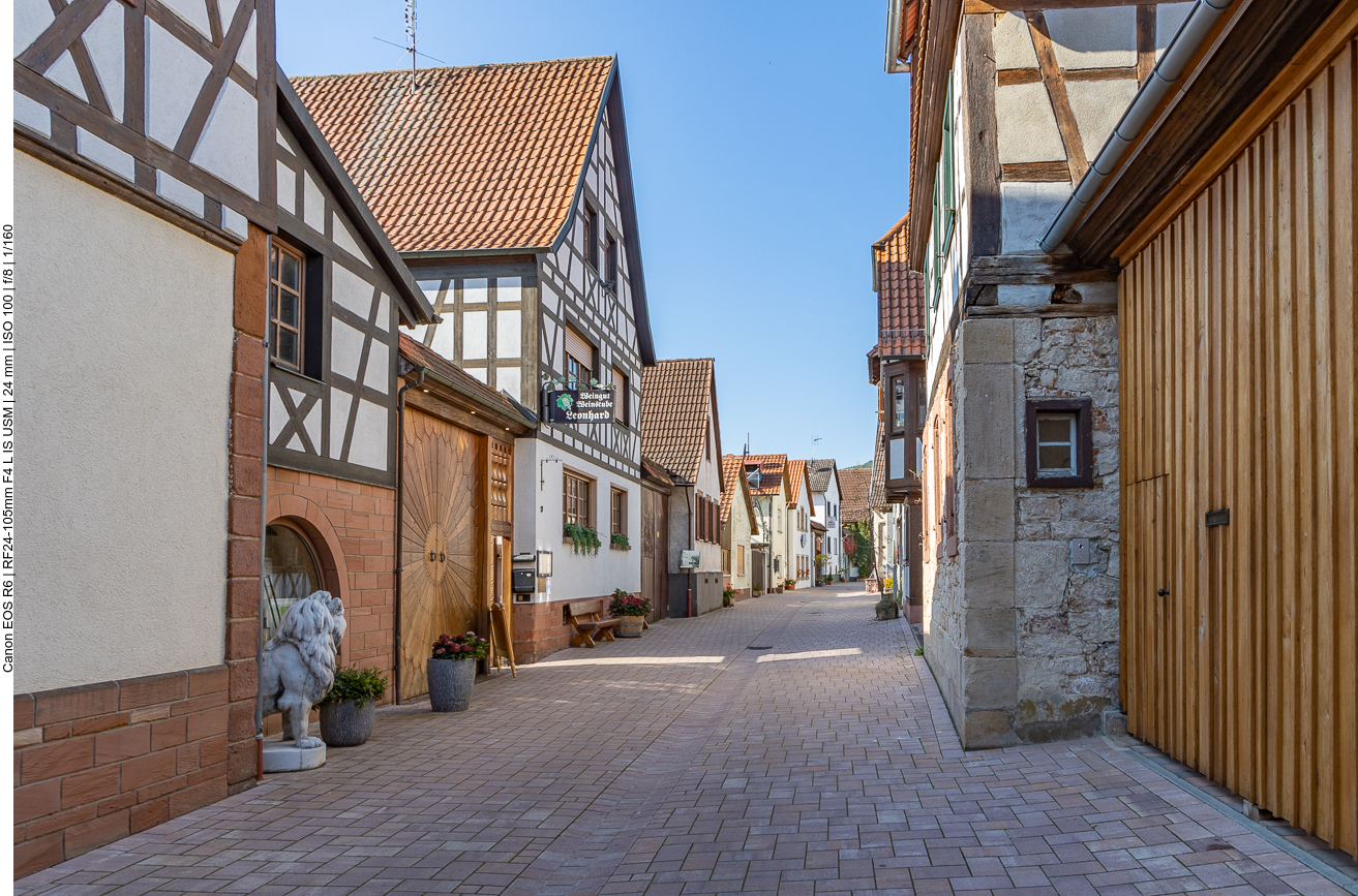 Schöne Gasse in Pleisweiler-Oberhofen