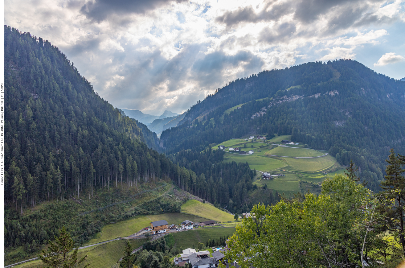 Blick ins Grödnertal