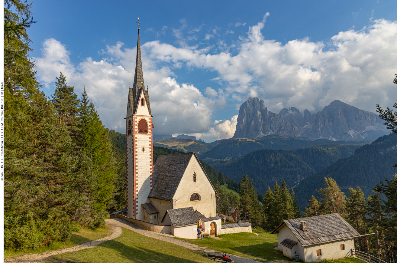 Leider war die Kirche geschlossen, obwohl sie geöffnet sein sollte