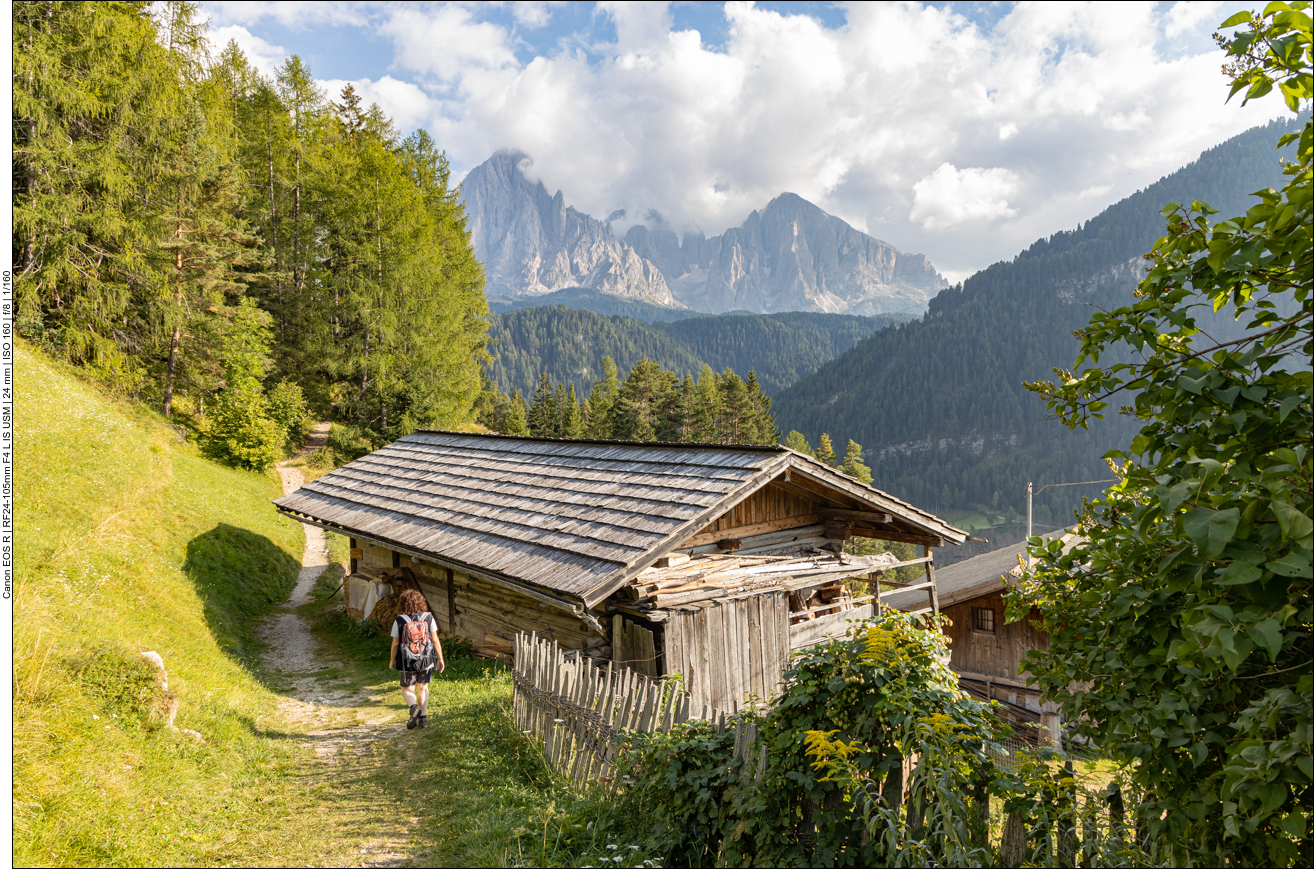 Weg mit Aussicht