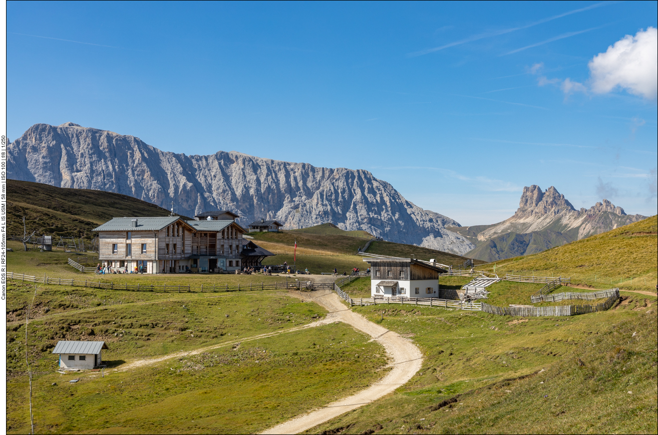 Am Rifugio Sasso Piatto