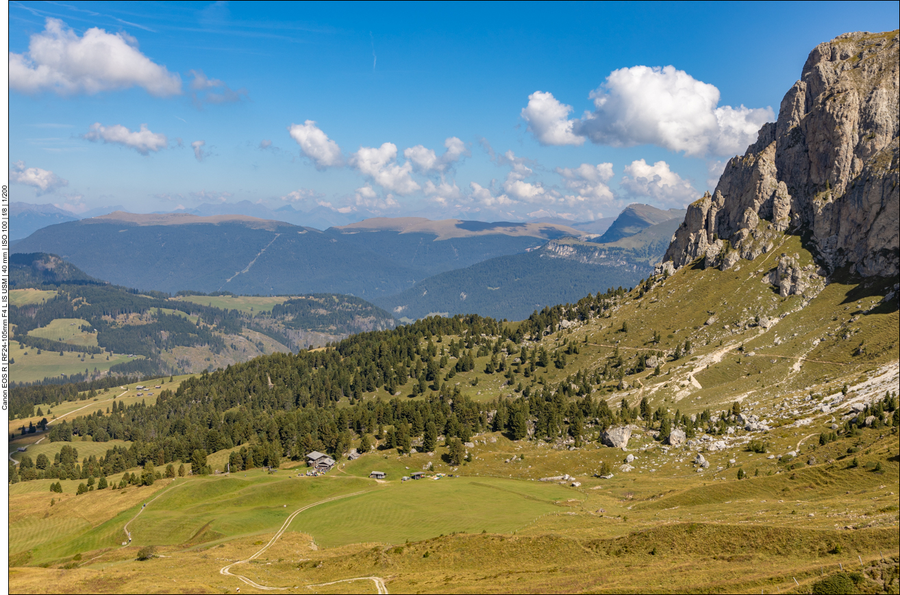 Nun sind wir auf der Rückseite des Massivs