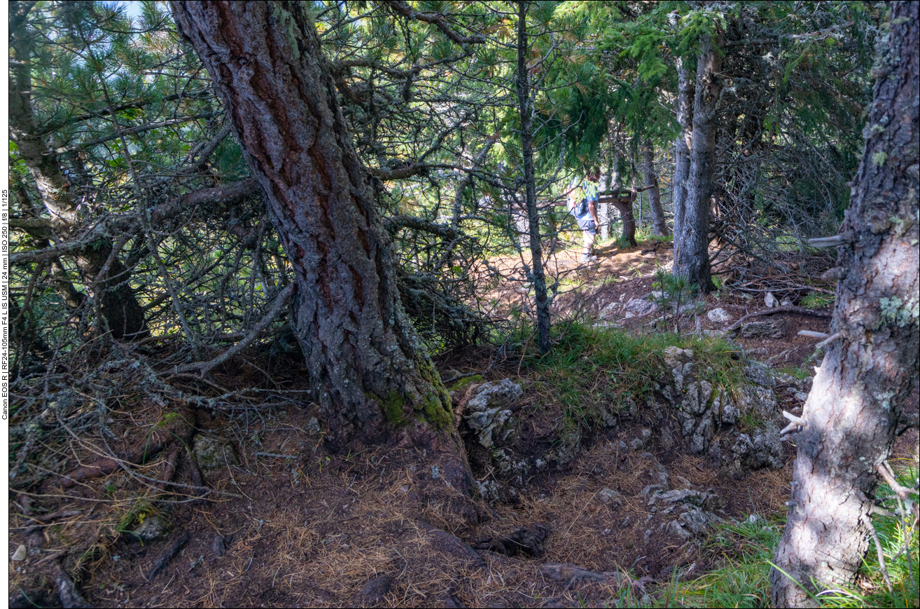 Etwas beschwerlicher Abstieg ins Tal