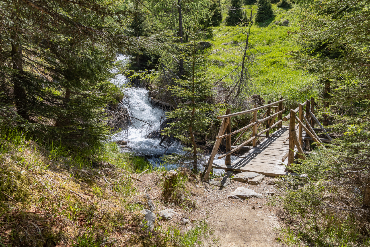 Eine der zahlreichen Brücken
