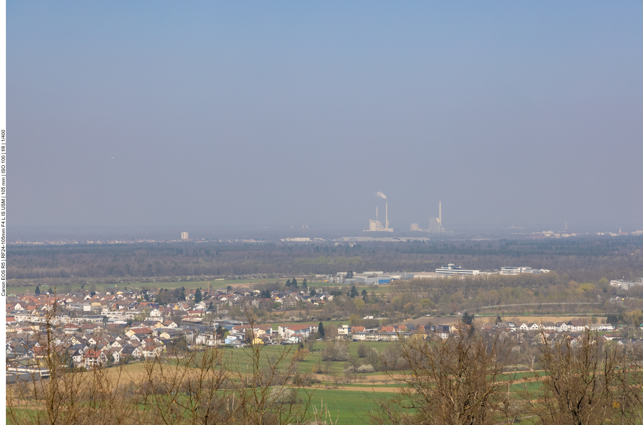 Aussicht ins Rheintal