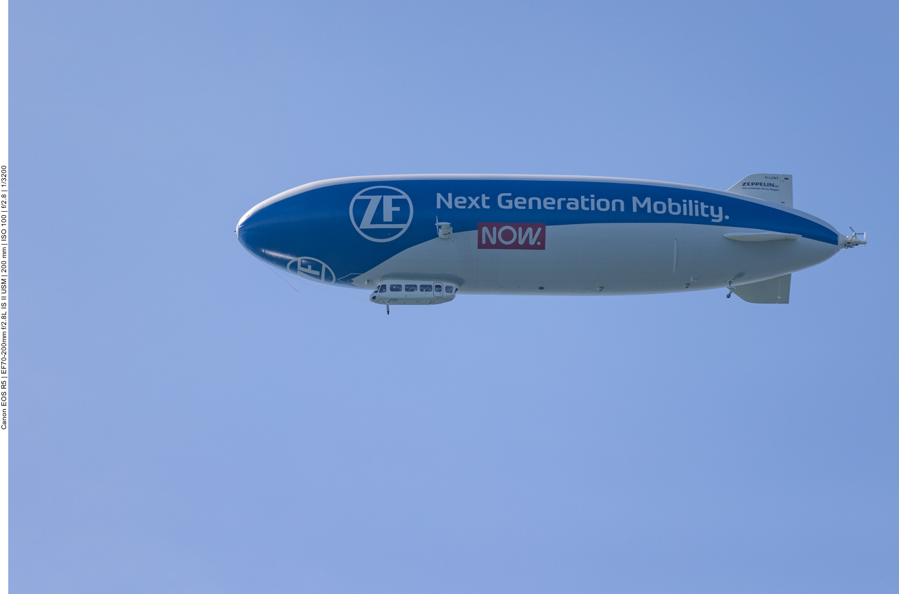 Ein Zeppelin ist typisch für den Bodensee