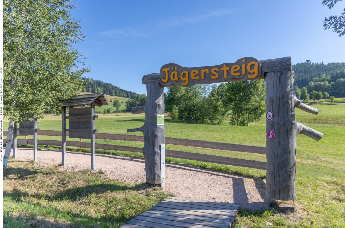 Eingangsportal des Jägersteigs