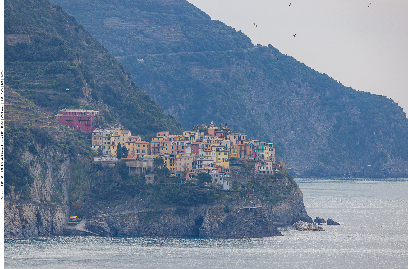 Weiter im Süden liegt Manarola, dort hin kommen wir morgen
