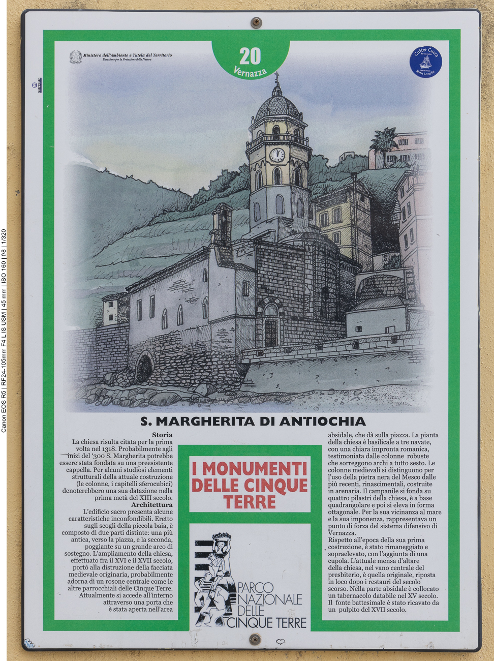 Infos zur Kirche, auf italienisch ;-)