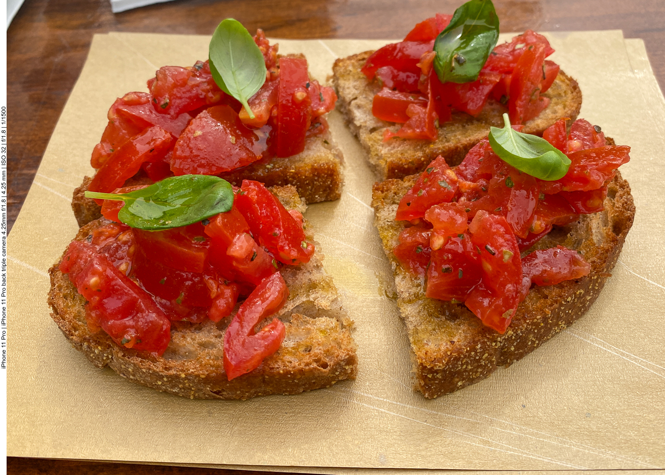 Leckeres Bruschetta