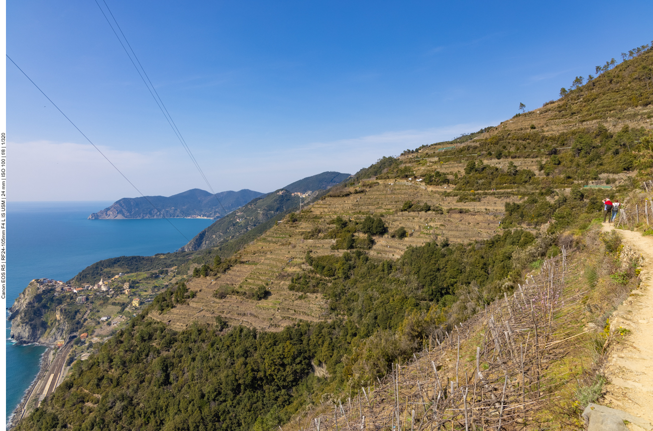 So langsam füllt sich der Weg, die zwei Personen da vorne ;-)