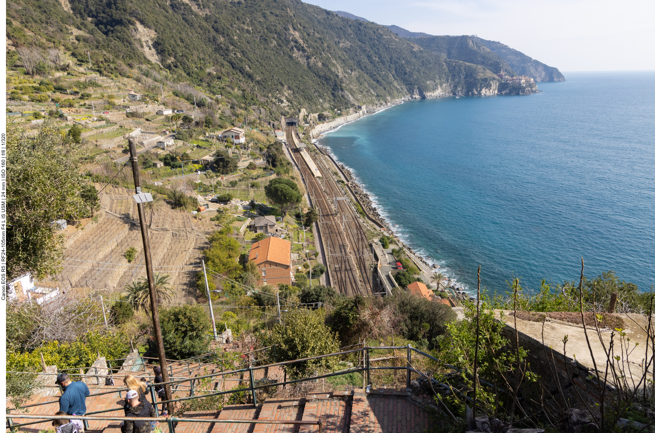 Der Bahnhof von Corniglia