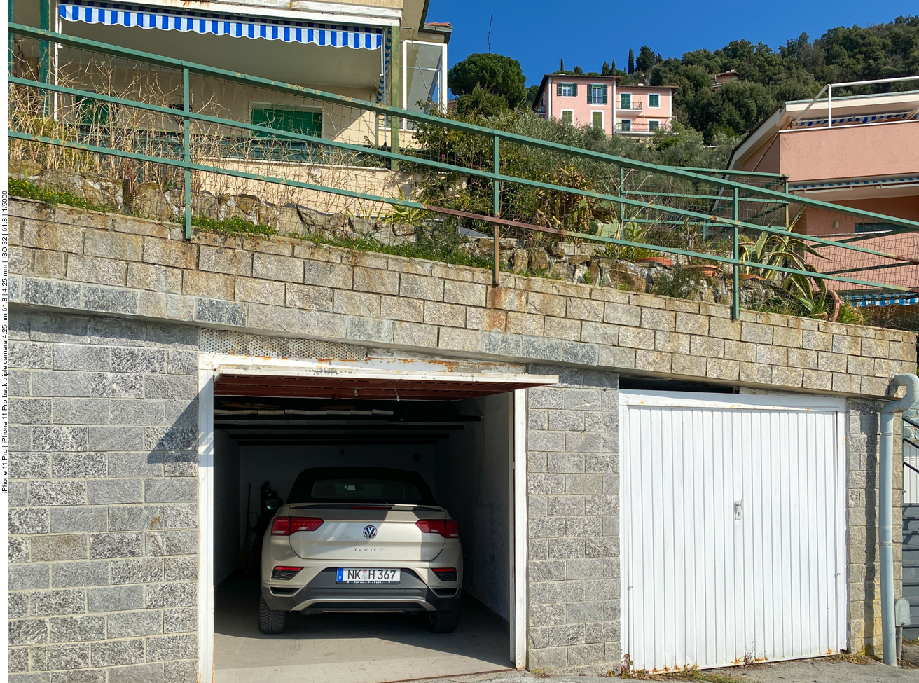 Unser Basislager in Moneglia, eine Ferienwohnung mit Garage