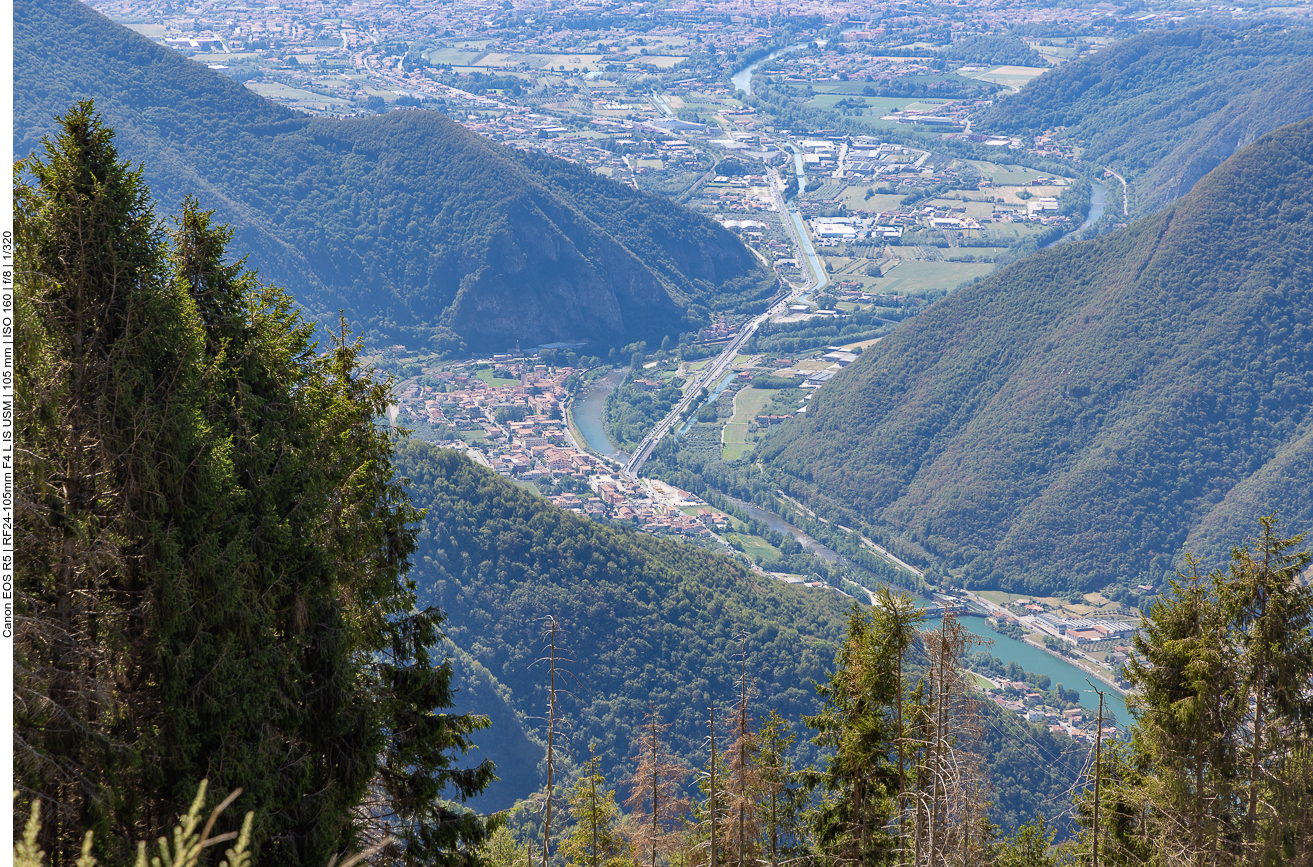 Blick auf Bassano del Grappa