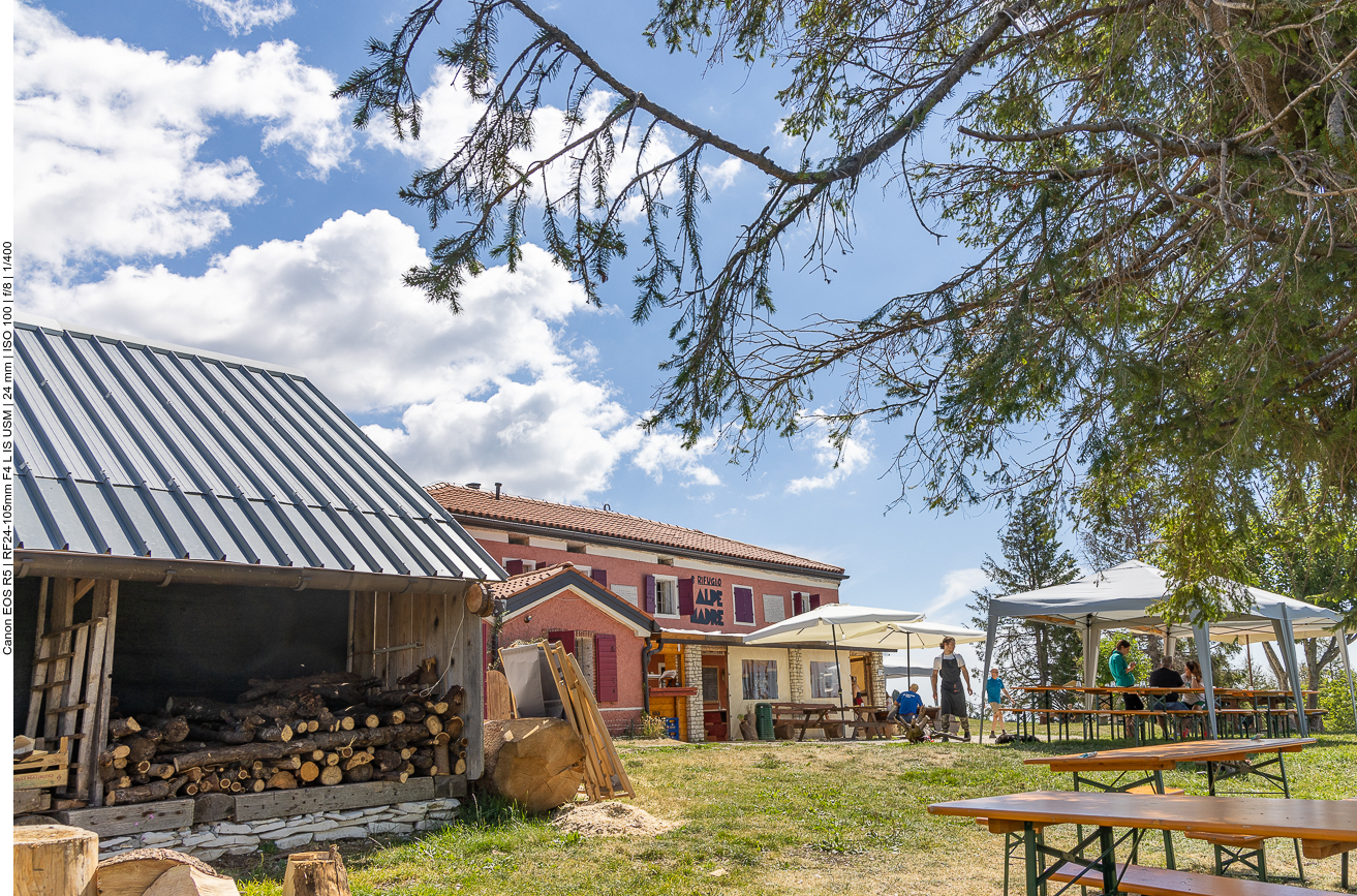 An der Malga Alpe Madre