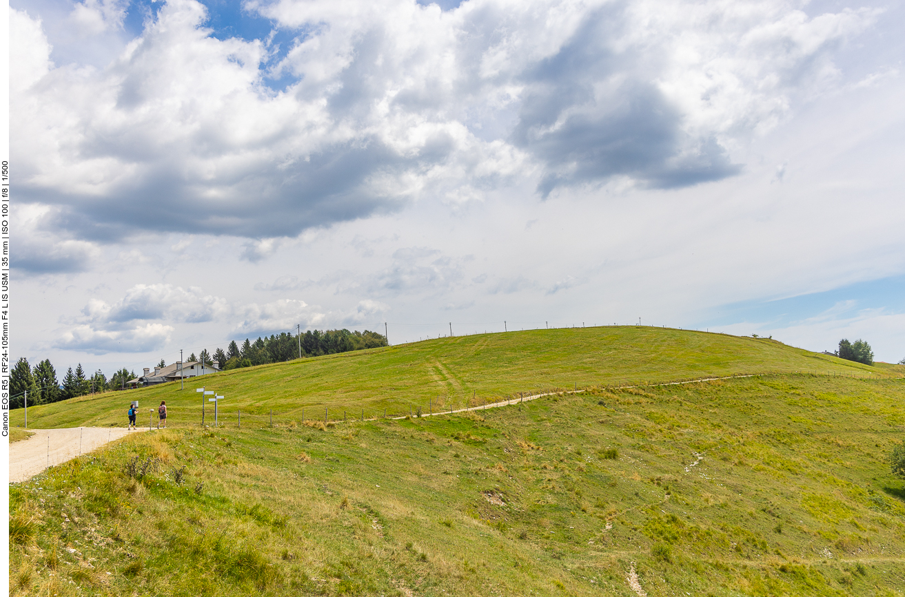 Weiter geht's mit vollem Bauch und hoffeltlich bald wieder bergab ;-)