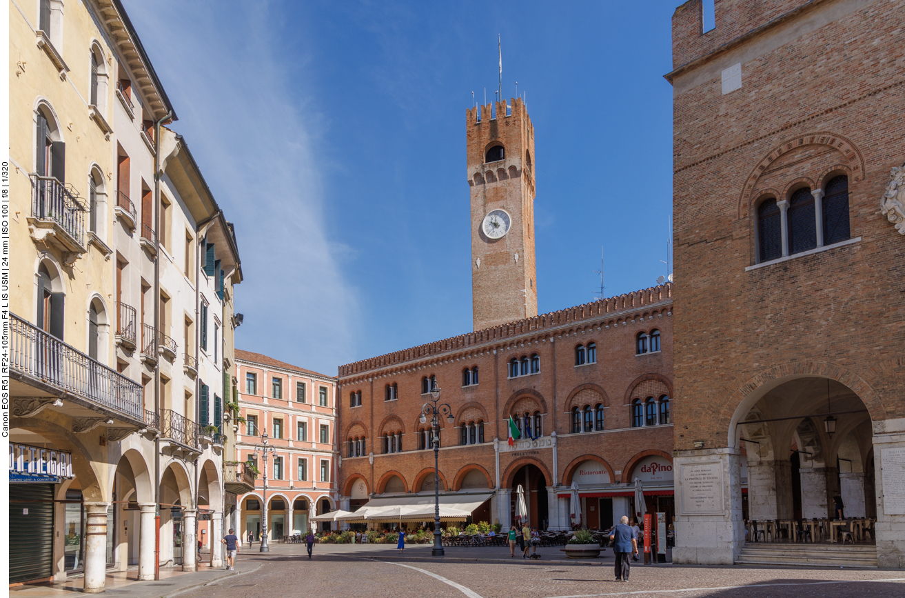 Piazza dei Signori, im Zentrum von Treviso