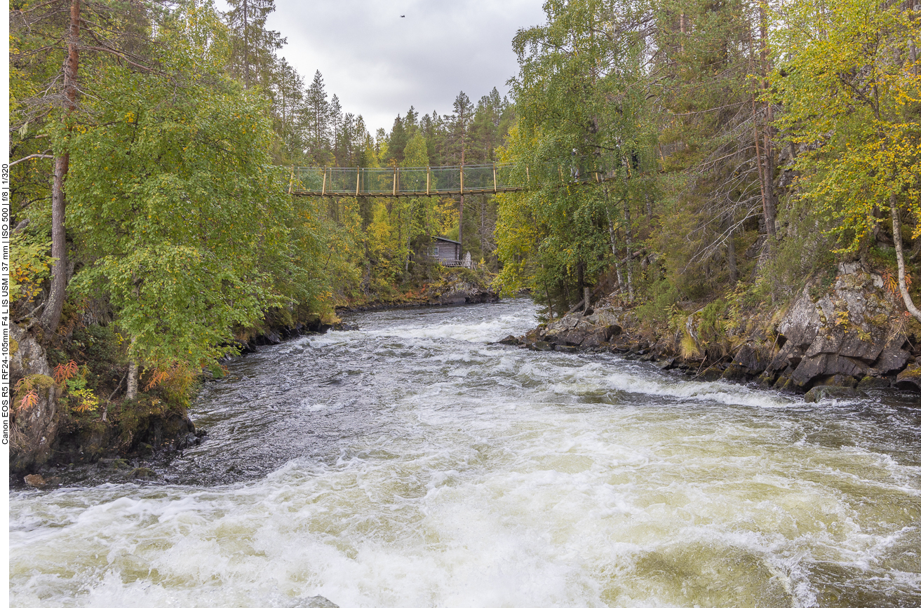 Eine weitere Hängebrücke ...