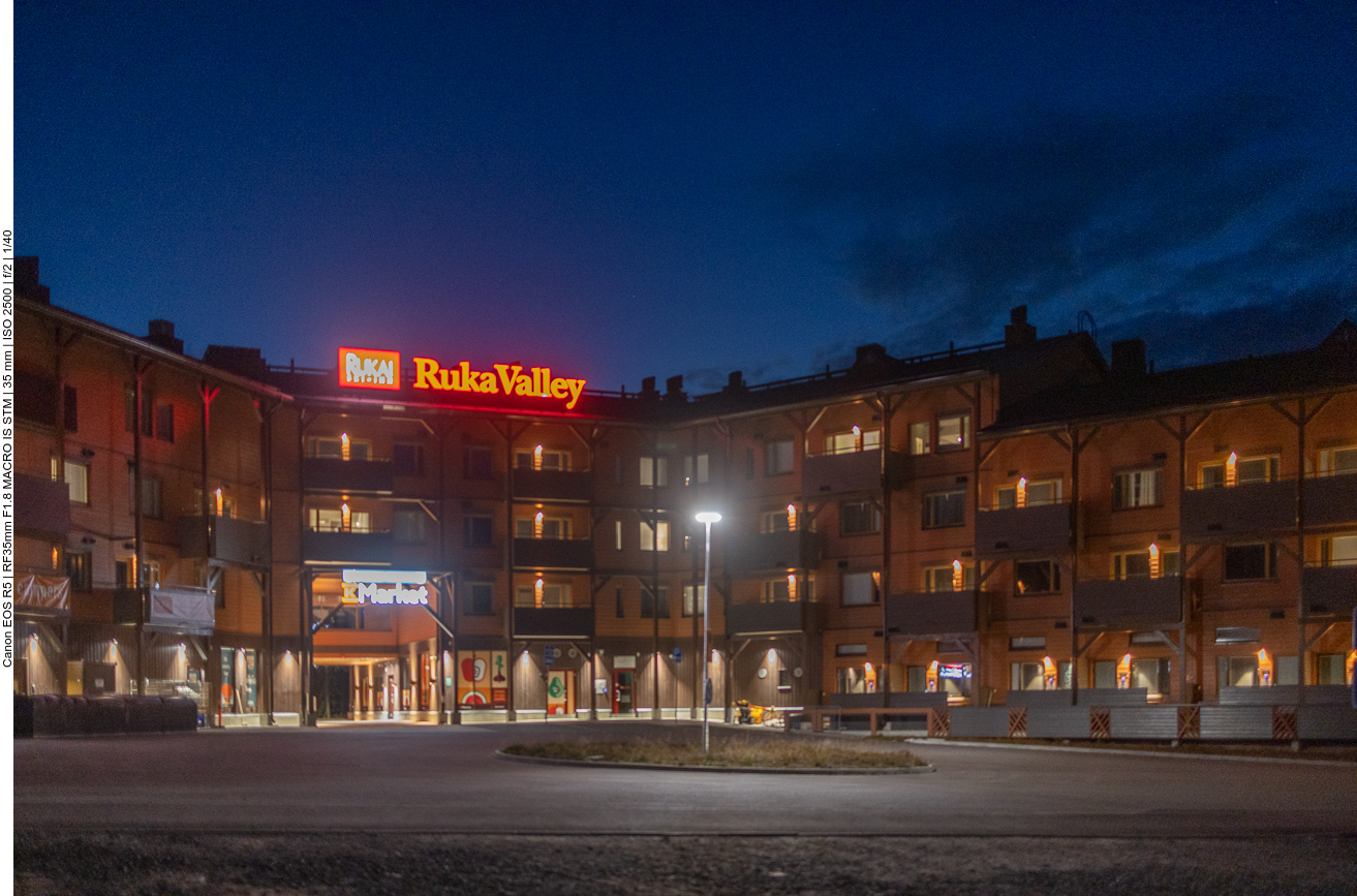 Unser Hotel in Ruka