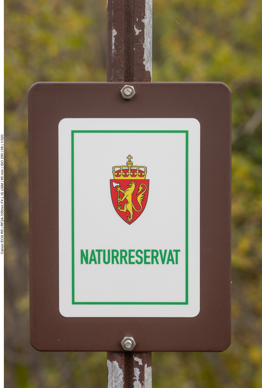 Eingang zum Naturreservat