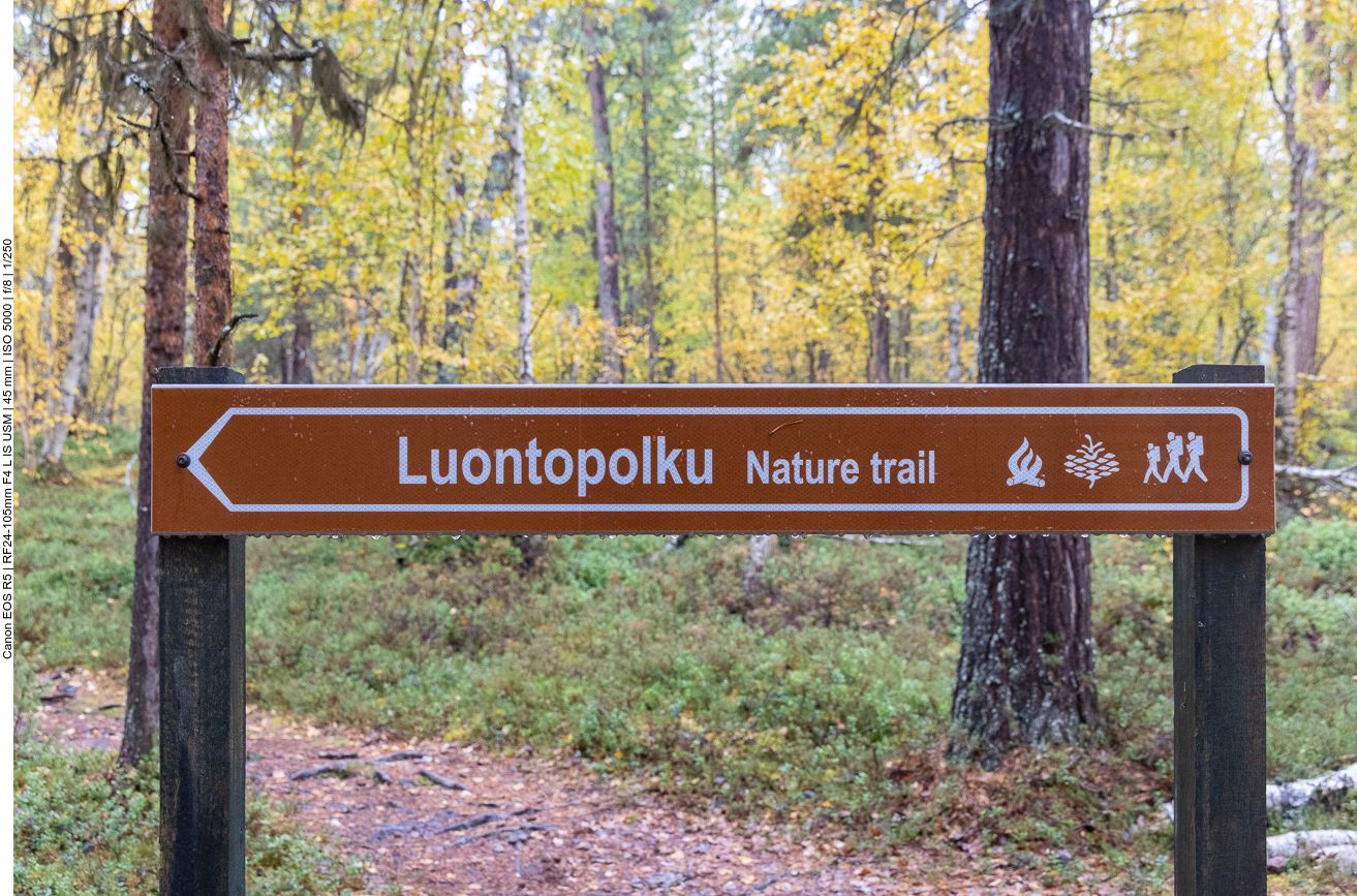 Zugang zum Luontopolku Nature Trail