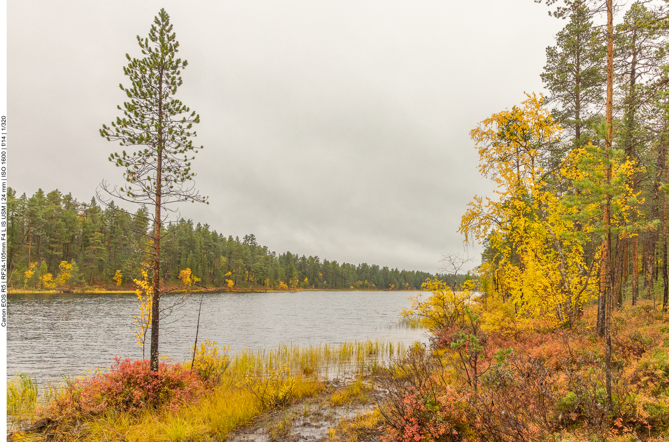 Von oben Wasser und von unten See