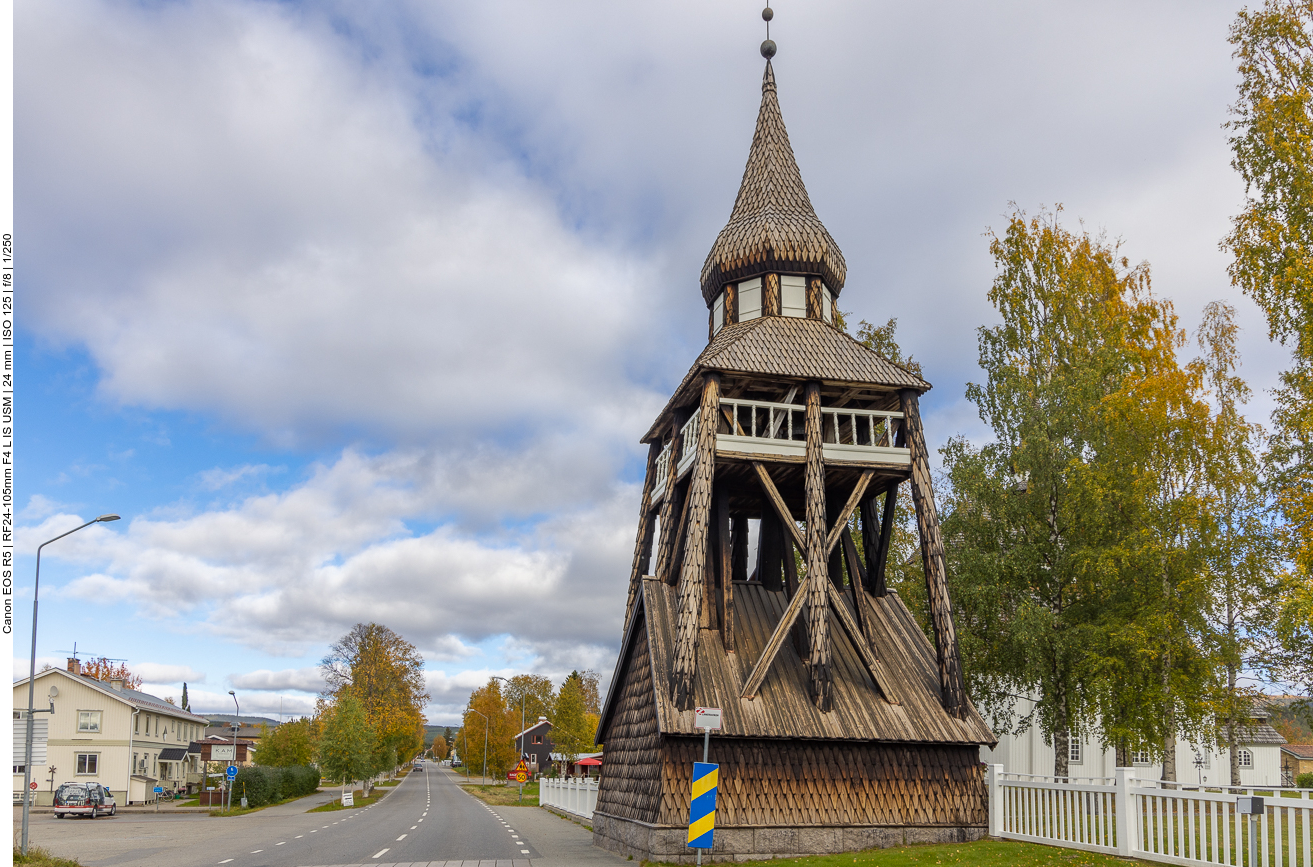 Auf dem Rückweg fahren wir durch Vemdalen ...