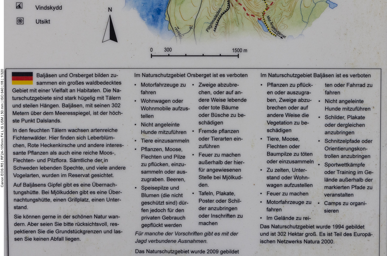 Infos zum Naturschutzgebiet Baljåsen