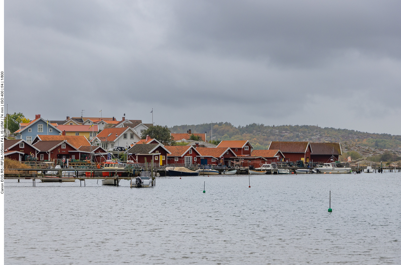 Blick auf Teile von Fjällbacka