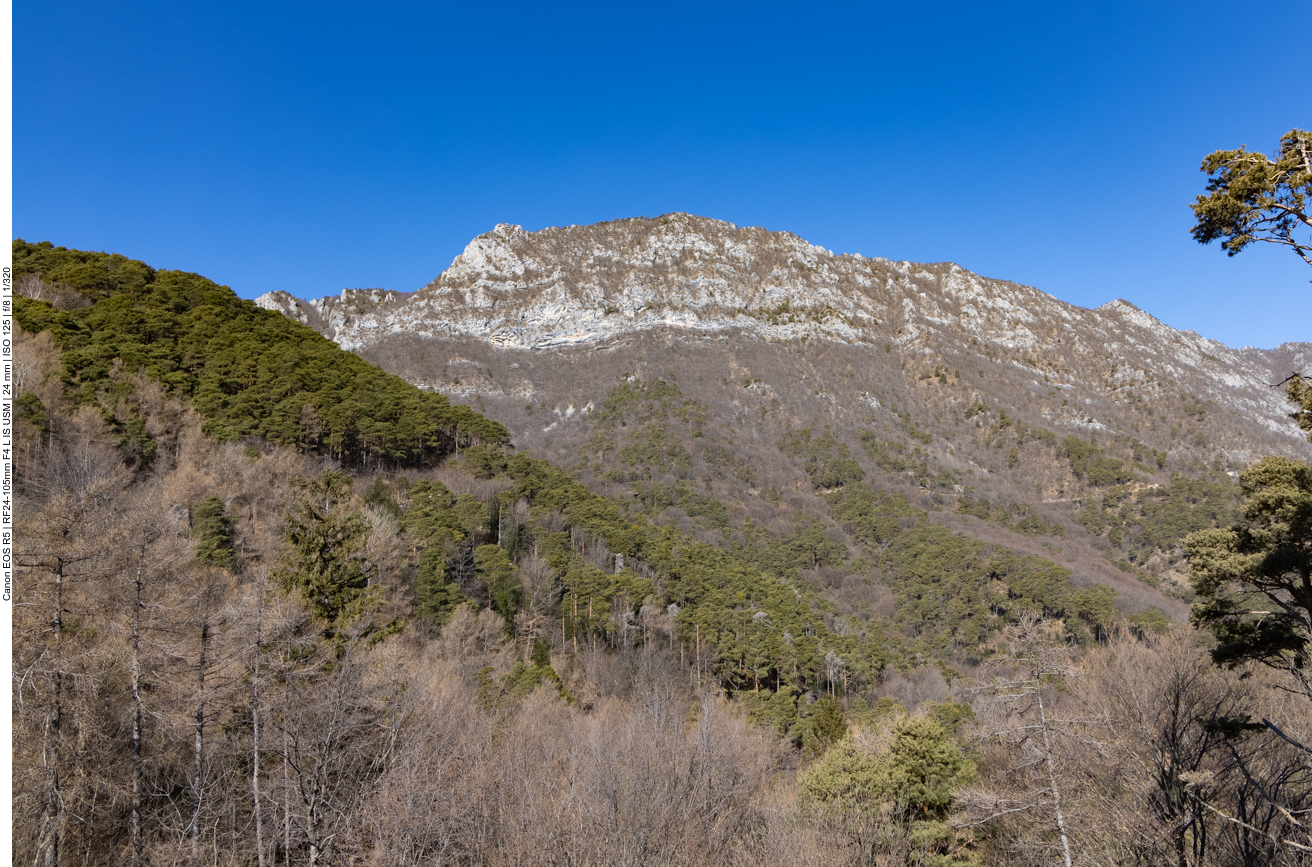 Berge am diesseitigen Ufer
