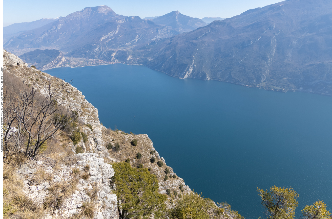 Ein Blick zurück auf Torbole